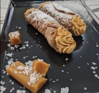 Salted Caramel Cannoli