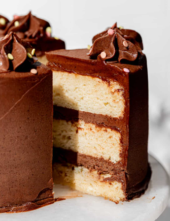 Vanilla Chocolate Cake