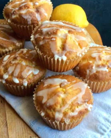 Vanilla Lemon Muffins
