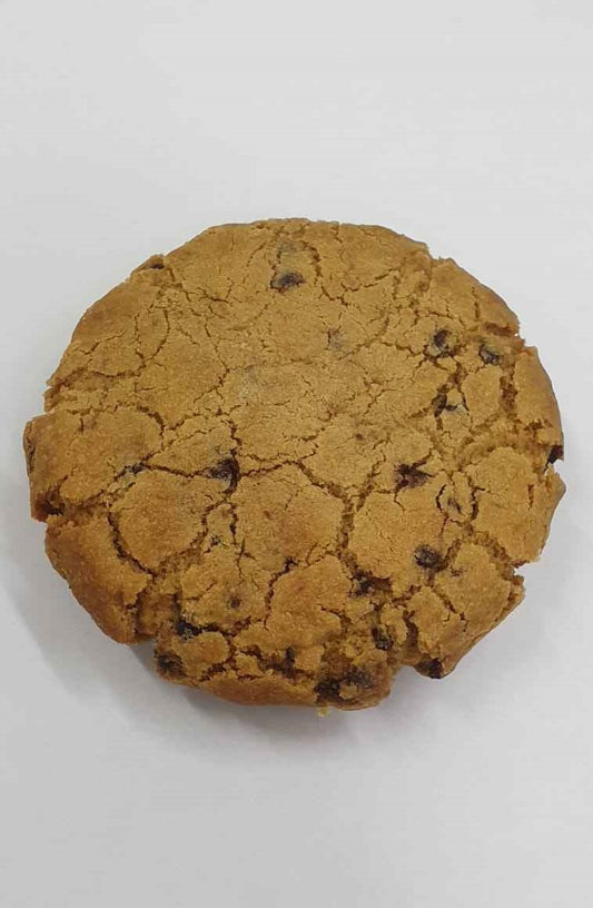 Flat Vanilla Choc Chip Cookie
