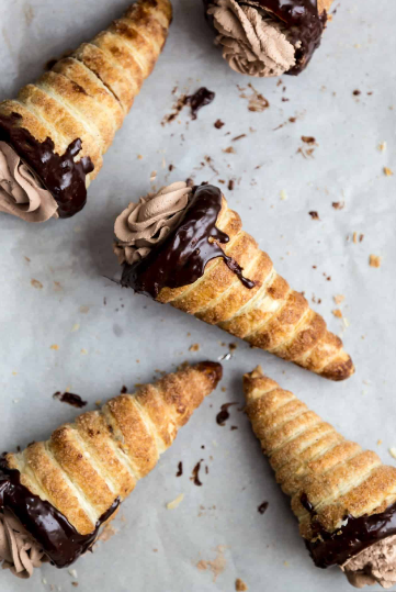 Nutella Filled Cones